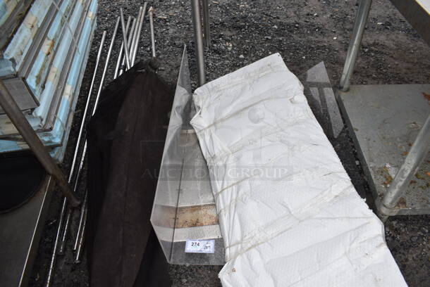 ALL ONE MONEY! Lot of Various Items Including 8 Chrome Finish Poles - Image 3 of 3