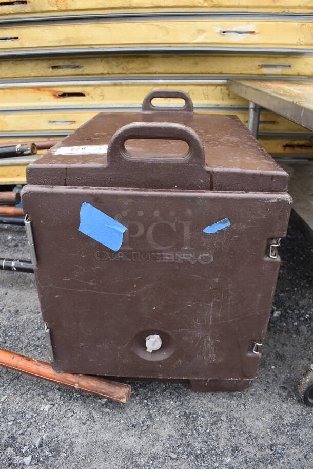 Cambro 300MPC Brown Poly Insulated Food Carrying Case. 17x24x23 - Image 1 of 6
