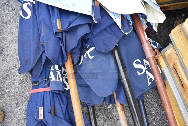 7 Various Patio Umbrellas. Includes 92". 7 Times Your Bid! - Image 3 of 4