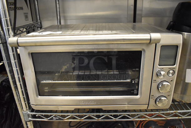Breville Stainless Steel Countertop Electric Powered Microwave Oven. 18x16x11