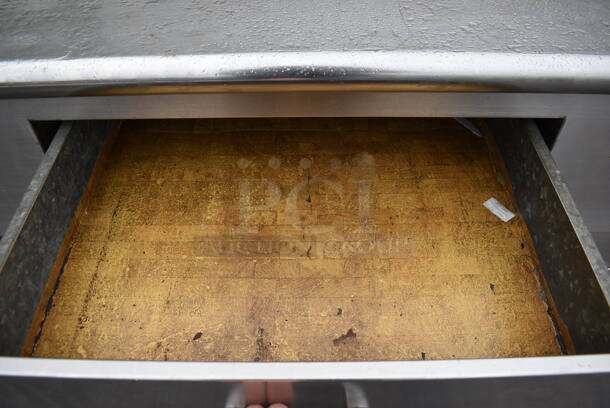 Stainless Steel Counter w/ 2 Drawers and 2 Doors. 84x24x34 - Image 5 of 6