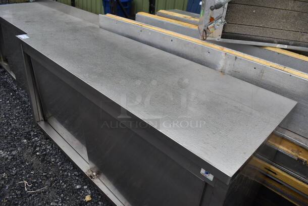 Stainless Steel Counter w/ 2 Doors. 71x28x37 - Image 3 of 4