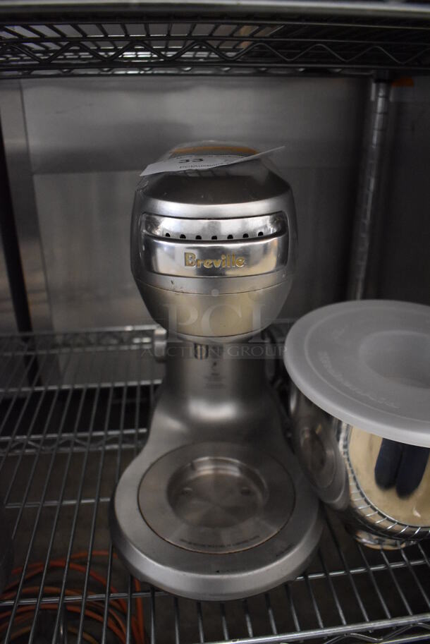 Breville BEM800XL Metal Countertop Planetary Dough Mixer and Bowl. 120 Volts, 1 Phase. 8x15x14. Tested and Does Not Power On - Image 8 of 8