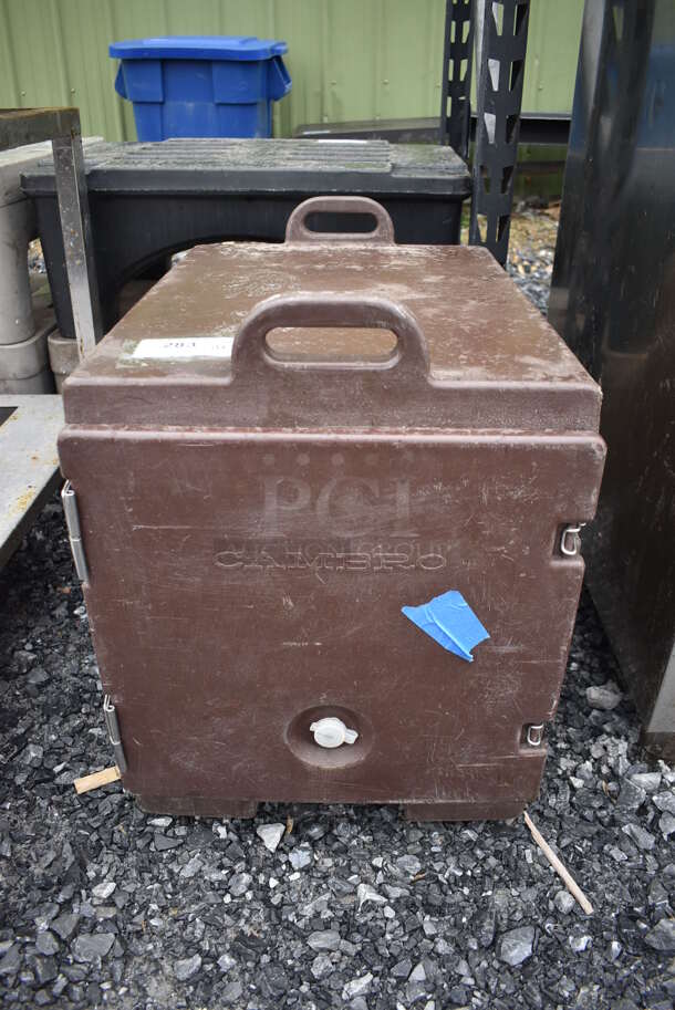 Cambro 300MPC Brown Poly Insulated Food Carrying Case. 17x24x23 - Image 1 of 6