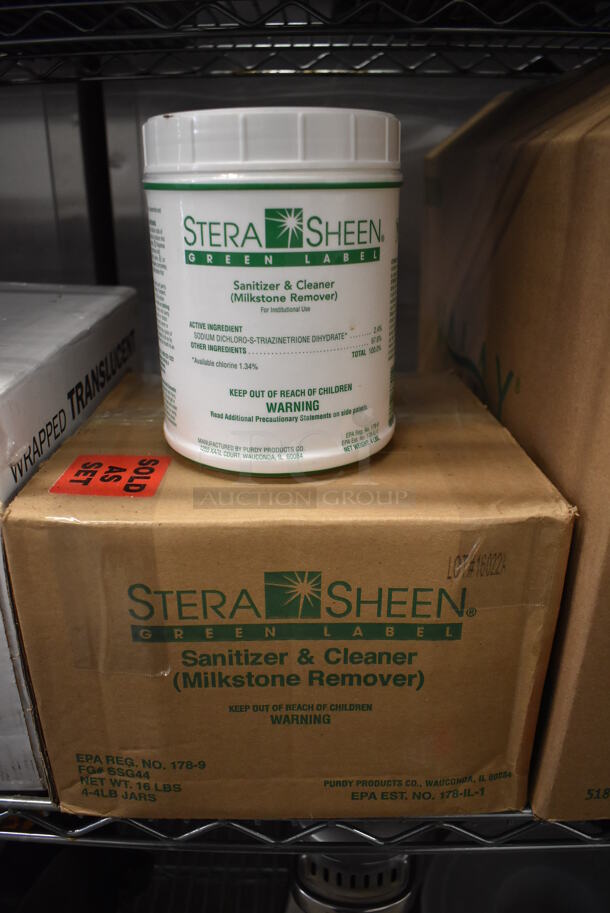 ALL ONE MONEY! Tier Lot of Various Items Including Sprinkles, Caramel Sauce, Jumbo Straws, Stera Sheen Cleaner and Napkins - Image 5 of 6