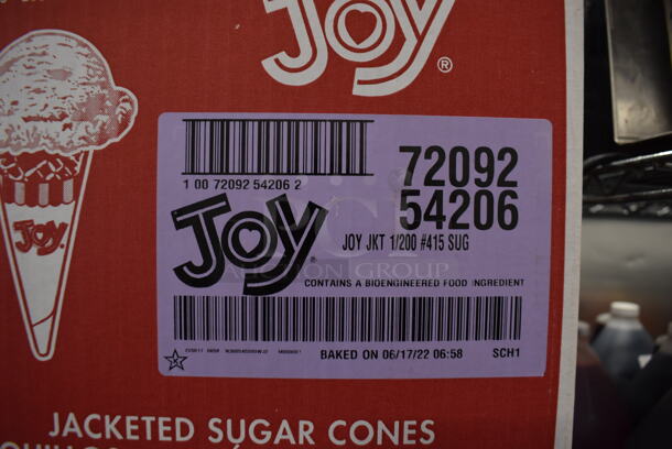 ALL ONE MONEY! Tier Lot of 7 Boxes of Joy 72092 Cones and 2 Boxes of Joy 112 Cones - Image 3 of 5