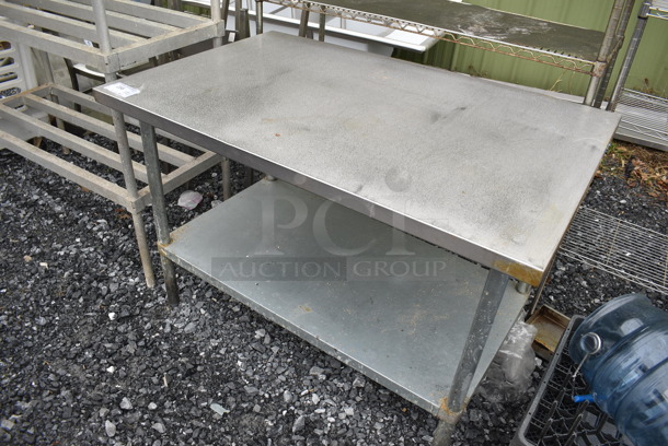 Stainless Steel Table w/ Under Shelf. 48x30x34 - Image 2 of 3