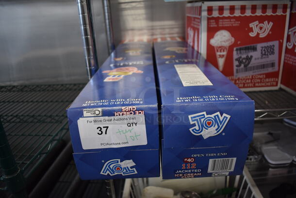 ALL ONE MONEY! Tier Lot of 7 Boxes of Joy 72092 Cones and 2 Boxes of Joy 112 Cones - Image 4 of 5