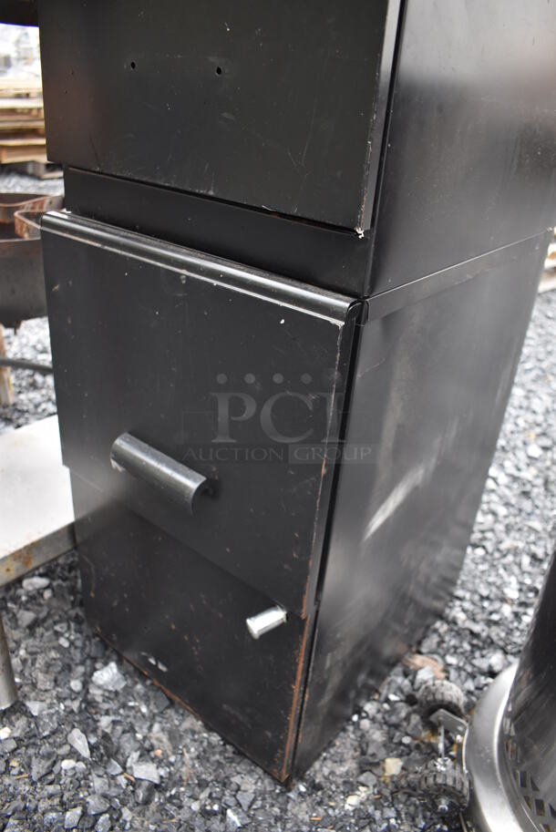 Black Metal 4 Drawer Filing Cabinet. 14.5x18.5x49.5 - Image 5 of 5