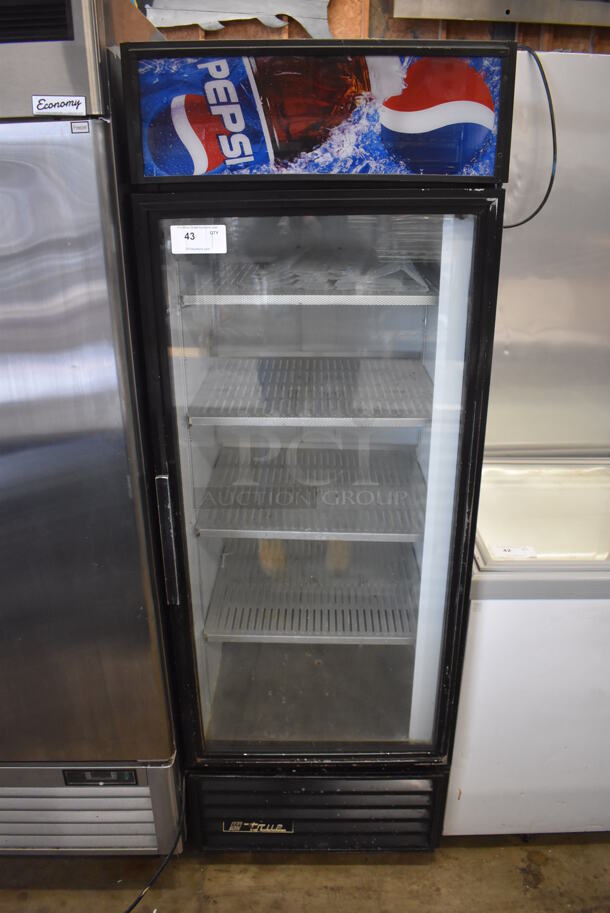 True Metal Commercial Single Door Reach In Cooler Merchandiser. 115 Volts, 1 Phase. 27x30x79. Tested and Working! - Image 1 of 5