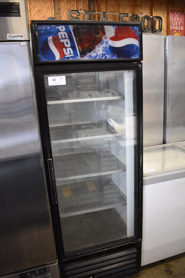 True Metal Commercial Single Door Reach In Cooler Merchandiser. 115 Volts, 1 Phase. 27x30x79. Tested and Working! - Image 3 of 5