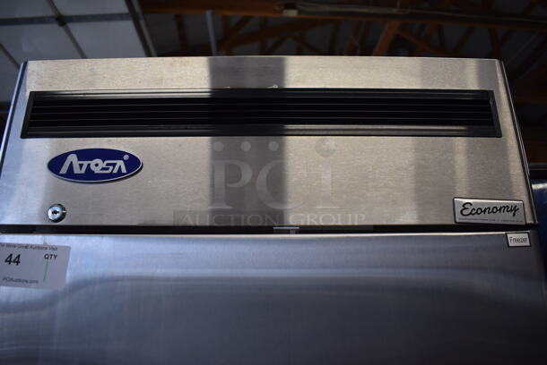 2018 Atosa MBF8501GR Stainless Steel Commercial Single Door Reach In Freezer w/ Poly Coated Racks on Commercial Casters. 115 Volts, 1 Phase. 27x32x83. Tested and Working! - Image 6 of 6