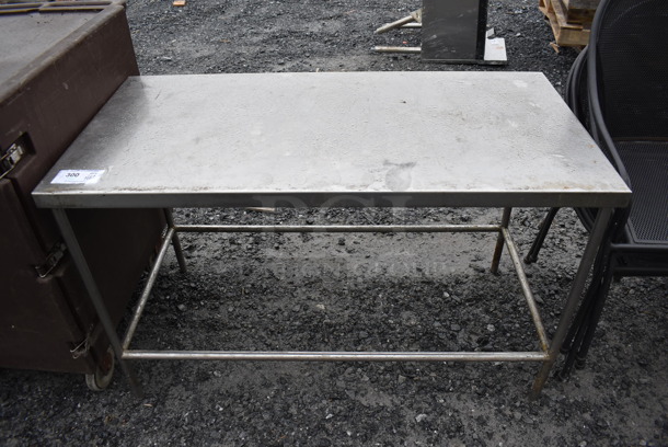 Stainless Steel Commercial Table. 48x24x30
