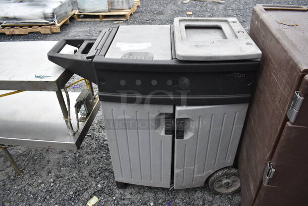 Backyard Gear Gray Poly Portable Sink on Commercial Casters. 34x17x34 - Image 2 of 8