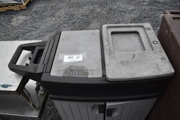 Backyard Gear Gray Poly Portable Sink on Commercial Casters. 34x17x34 - Image 3 of 8