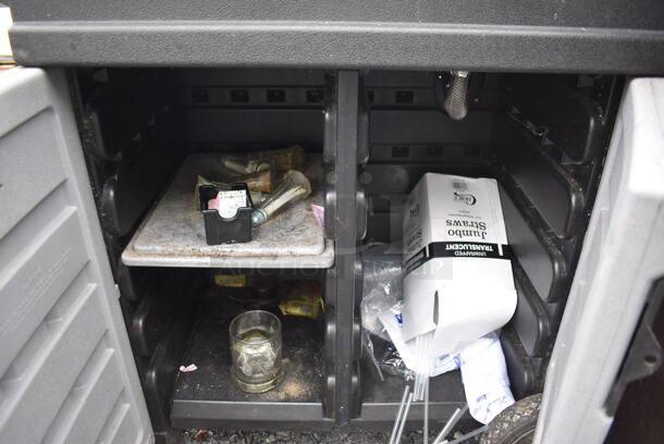 Backyard Gear Gray Poly Portable Sink on Commercial Casters. 34x17x34 - Image 7 of 8