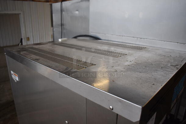 Electro Freeze 88T-CMT-113 Stainless Steel Commercial Water Cooled Floor Style 2 Flavor w/ Twist Soft Serve Ice Cream Machine on Commercial Casters. 230 Volts, 1 Phase. 26x40x69 - Image 9 of 9
