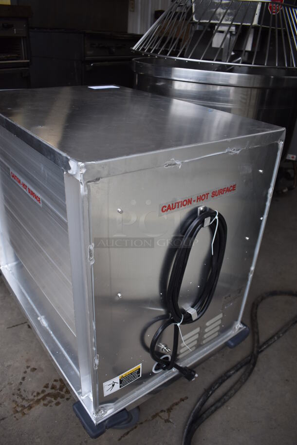 BRAND NEW SCRATCH AND DENT! Avantco 177HPU1812 Metal Commercial Undercounter Half Size Non-Insulated Heated Holding Cabinet on Commercial Casters. Stock Picture Used For Gallery. 120 Volts, 1 Phase. 20.5x31x31. Tested and Working! - Image 7 of 10