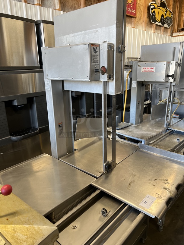 Hobart 6801 Metal Commercial Floor Style Meat Saw. 200-230 Volts, 3 Phase. 43x39x76 - Image 7 of 10
