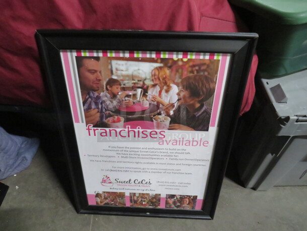 One 21.5X27.5 Nice Picture Frame. - Image 1 of 1