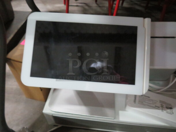 One Clover POS System Including Terminal, Cash Drawer, With Key,, Thermal Printer, And CAS Scale.  - Image 3 of 5