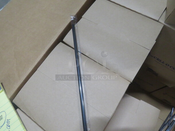 One Mega Lot Of 15 Boxes Of Individually Wrapped Straws. 500ct. 15X500 Straws. - Image 2 of 3