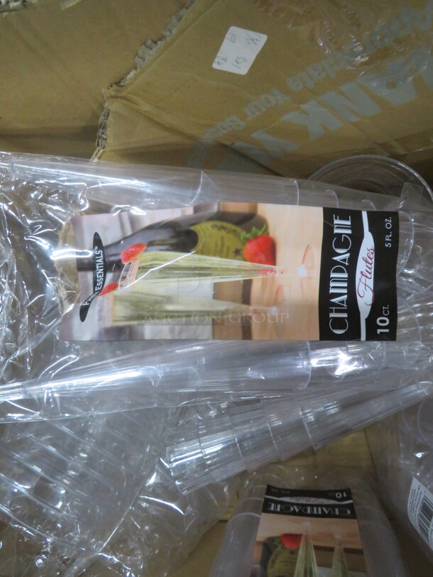 One Lot Of 5oz Disposable Champagne Flutes. - Image 2 of 2