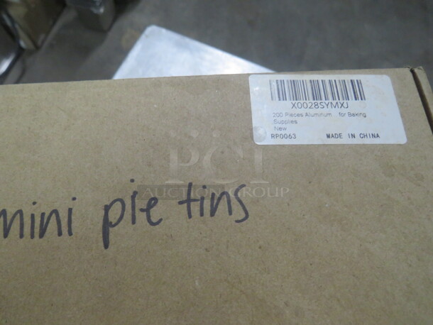 Box Of 200 Mini Pie Tins. 3XBID - Image 3 of 3