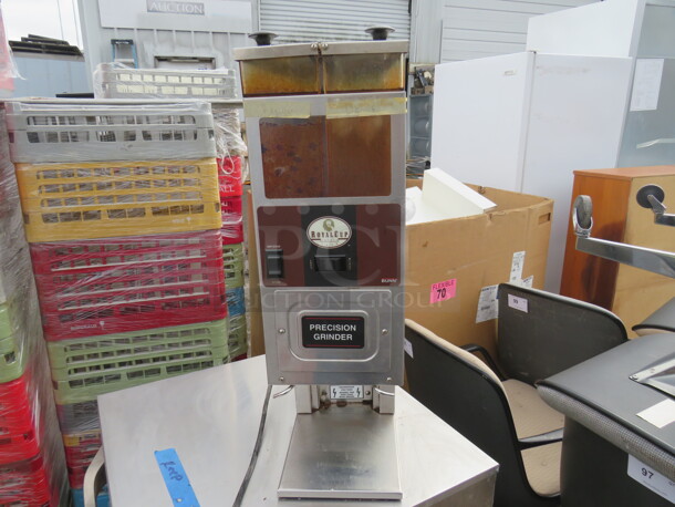 One Bunn Precision Coffee Grinder. Model# G9-2T Hd. 120 Volt. 8X18X28. $1832.78 - Image 1 of 2