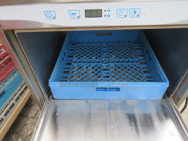 One SS Veetsan Under Counter Dishwasher. 208 Volt. 1 Phase. Unable Tp Test.  Model# VDU30. 23.5X28X33.5. - Image 2 of 2