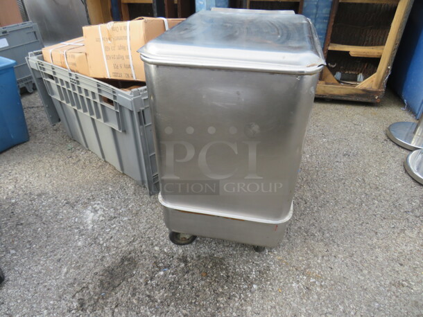 One Stainless Steel Ingredient Bin. 17X22X27. $719.00