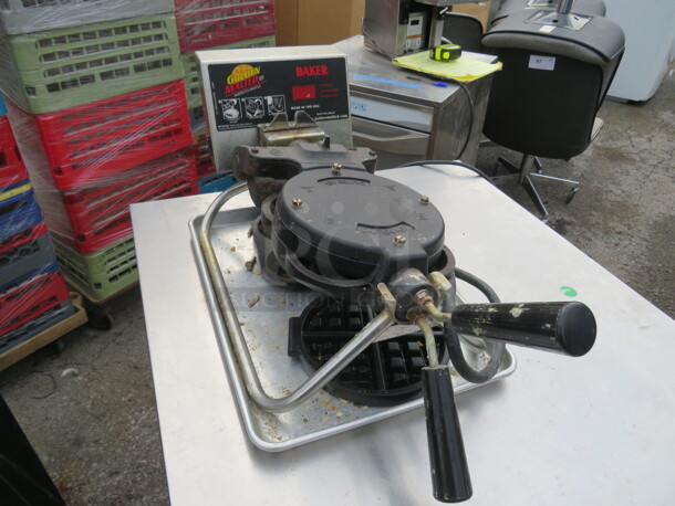 One Carbon Waffle Iron. Model# RT-P. 120 Volt.