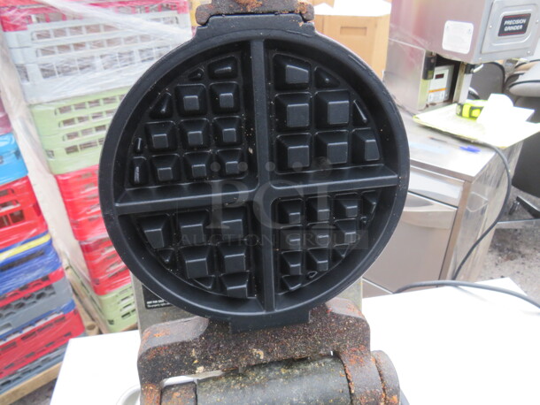 One Carbon Waffle Iron. Model# RT-P. 120 Volt. - Image 2 of 4