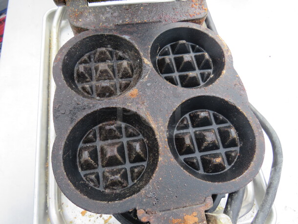 One Carbon Waffle Iron. Model# RT-P. 120 Volt. - Image 3 of 4