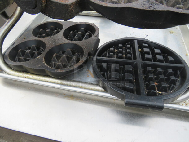 One Carbon Waffle Iron. Model# RT-P. 120 Volt. - Image 4 of 4