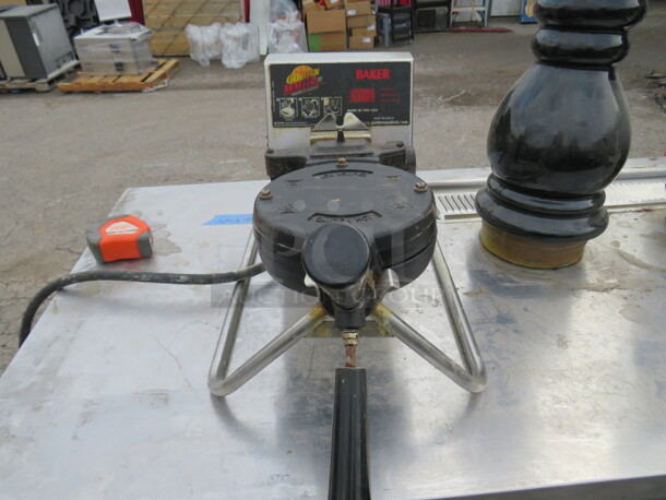 One Carbon Waffle Iron. Model# RT-P. 120 Volt. - Image 1 of 3