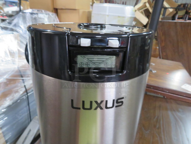 One Fetco 1.5 Gallon Coffee Dispenser With Stand. Model# L3D-15. $324.49. - Image 2 of 3