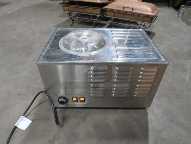 One SS Musso Ice Cream/Gelato/Sorbet Maker. Model# L2A. 115 Volt. 30X14X12. $1199.00