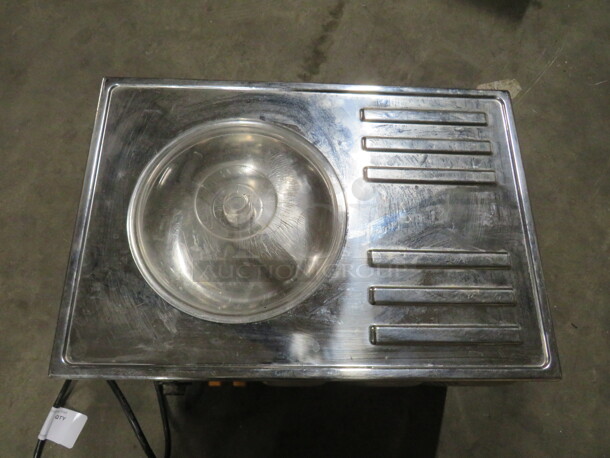 One SS Musso Ice Cream/Gelato/Sorbet Maker. Model# L2A. 115 Volt. 30X14X12. $1199.00 - Image 2 of 3