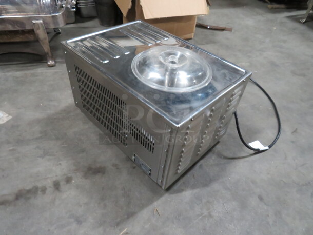 One SS Musso Ice Cream/Gelato/Sorbet Maker. Model# L2A. 115 Volt. 30X14X12. $1199.00 - Image 3 of 3