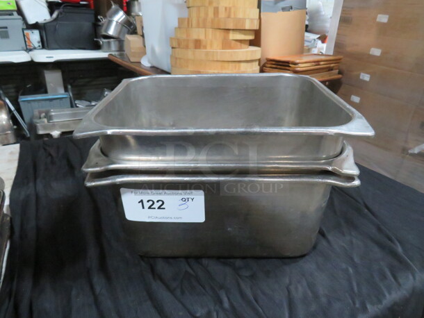 Half Size 6 Inch Hotel Pan. 3XBID - Image 1 of 1
