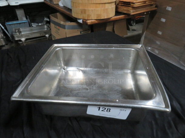 Half Size 4 Inch Hotel Chafer Base Pan. 