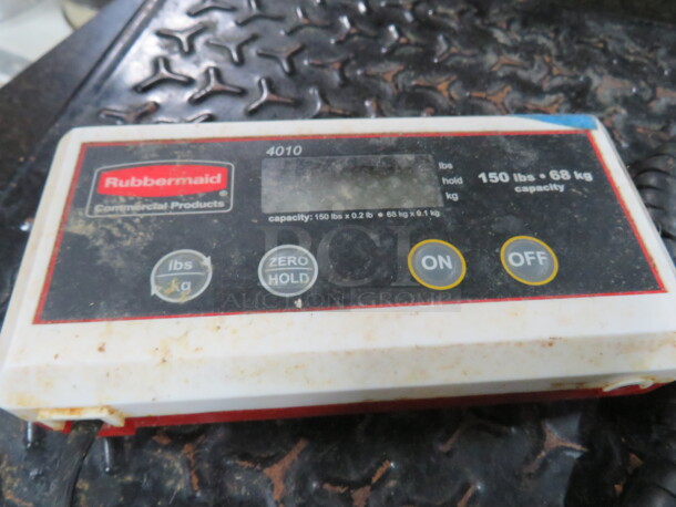 One Rubbermaid 150lb Scale. Model# 4010-88. - Image 2 of 2
