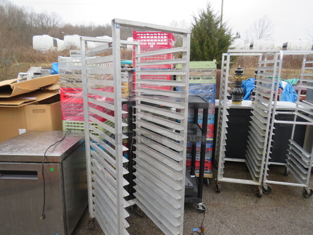 One Crescor Aluminum Speed Rack On Casters. 21X29X69.5 - Image 1 of 1
