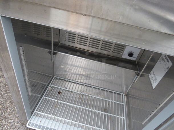 One SS Hoshizaki 1 Door Under Counter Freezer With 1 Rack. Model# CRMF27. 115 Volt. 27X30X34 - Image 2 of 2