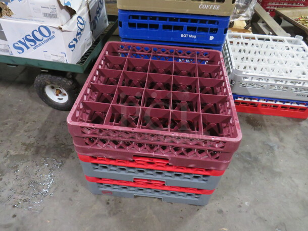 Assorted 25 Hole Dishwasher Rack. 3XBID.