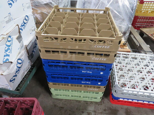 Assorted 16 Hole Dishwasher Rack. 7XBID. - Image 1 of 2