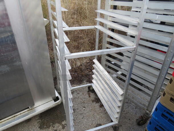 One Aluminum Speed Rack On Casters. 20X26X70 - Image 2 of 2