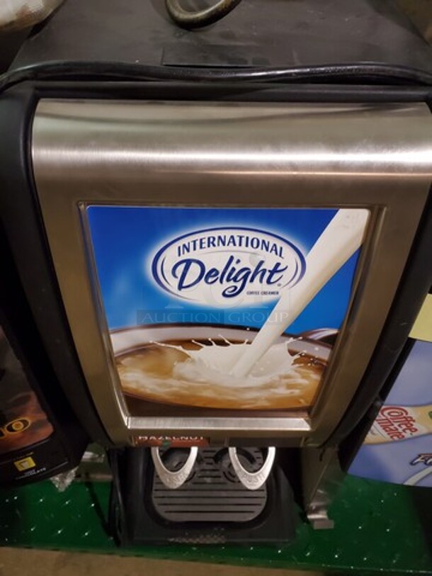 COMMERCIAL REFRIGERATED 2 FLAVORS COFFEE CREAMER DISPENSER - Image 8 of 12