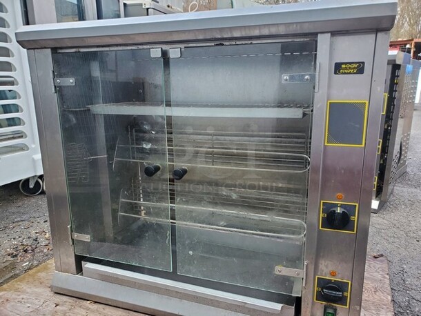 Sodir by Equippex RBE8 Roller Grill Rotisserie Roaster 208-240Volts 37X17X34 - Image 1 of 7